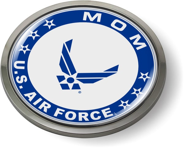 USAF - U.S. Air Force Mom Emblem (Blue Wings)